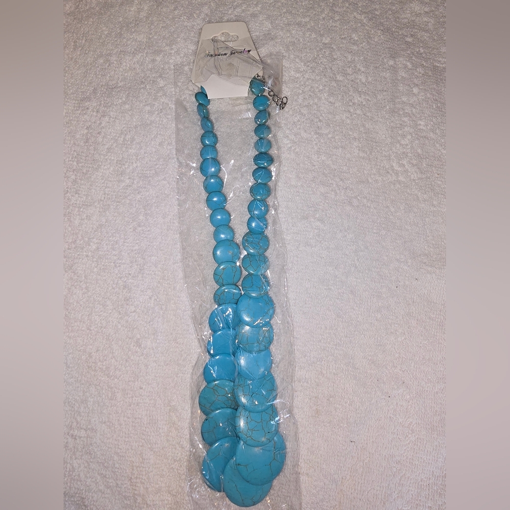 Turquoise Beaded Necklace